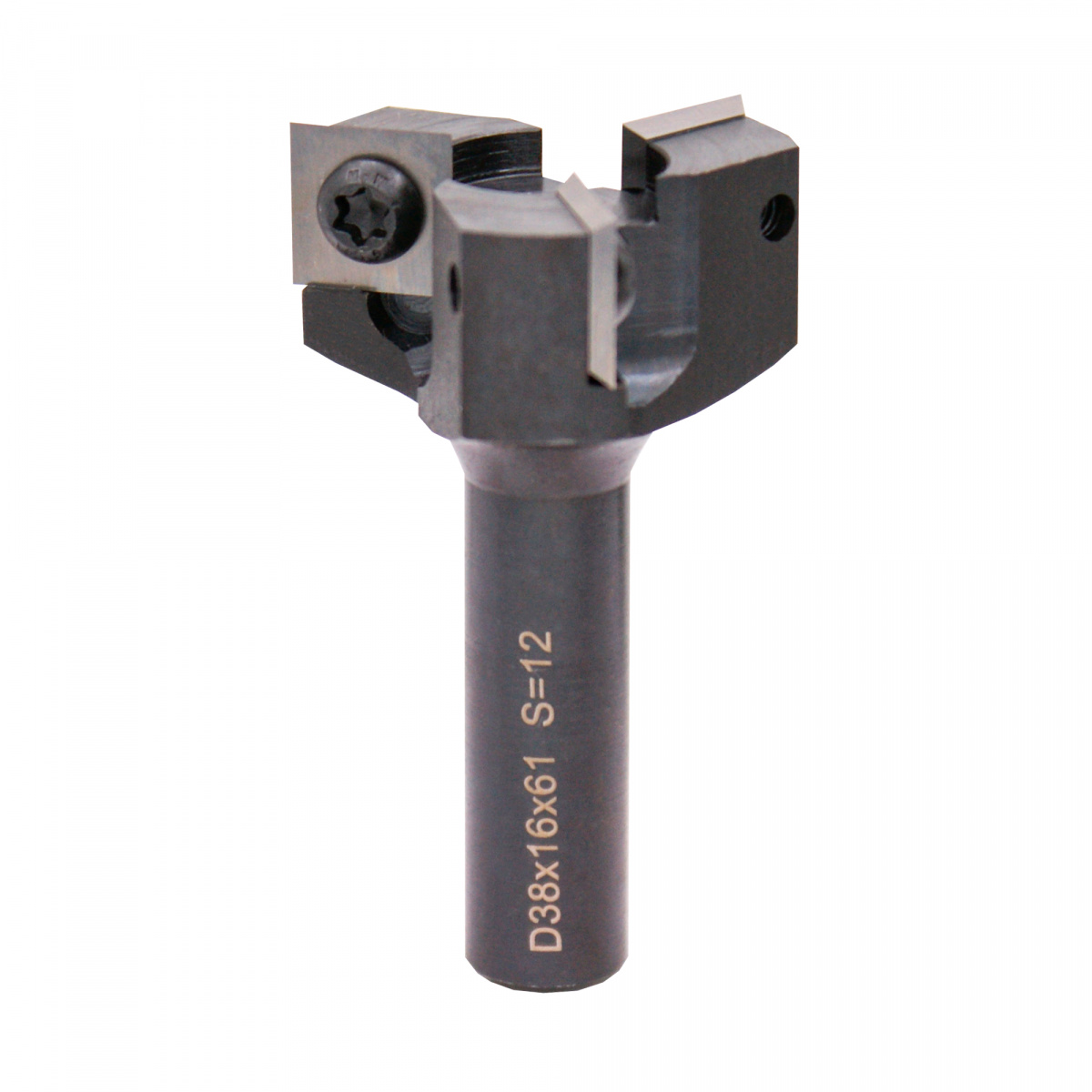 Фреза для выравнивания дна Z3 DELTA TOOLS со сменными ножами (12х12х1,5) D=38х16х61 S=12 OB000129