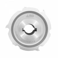 Фреза алмазная DELTA TOOLS 125x30x43 3+3x9Т L фуговальная для кромкооблицовочныx станков
