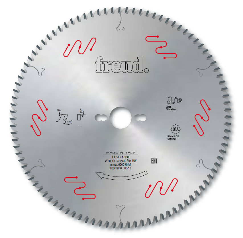 Пила дисковая FREUD 300x3,2/2,2x30 Z=120 LU2C 1700