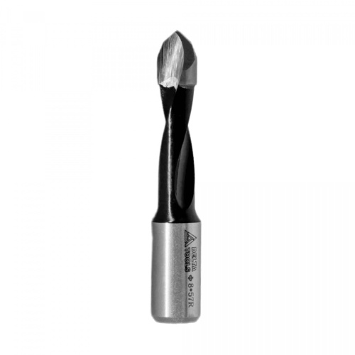 Сверло сквозное DELTA TOOLS 8x10x57 мм R